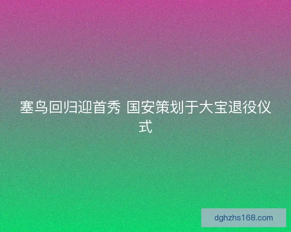 塞鸟回归迎首秀 国安策划于大宝退役仪式